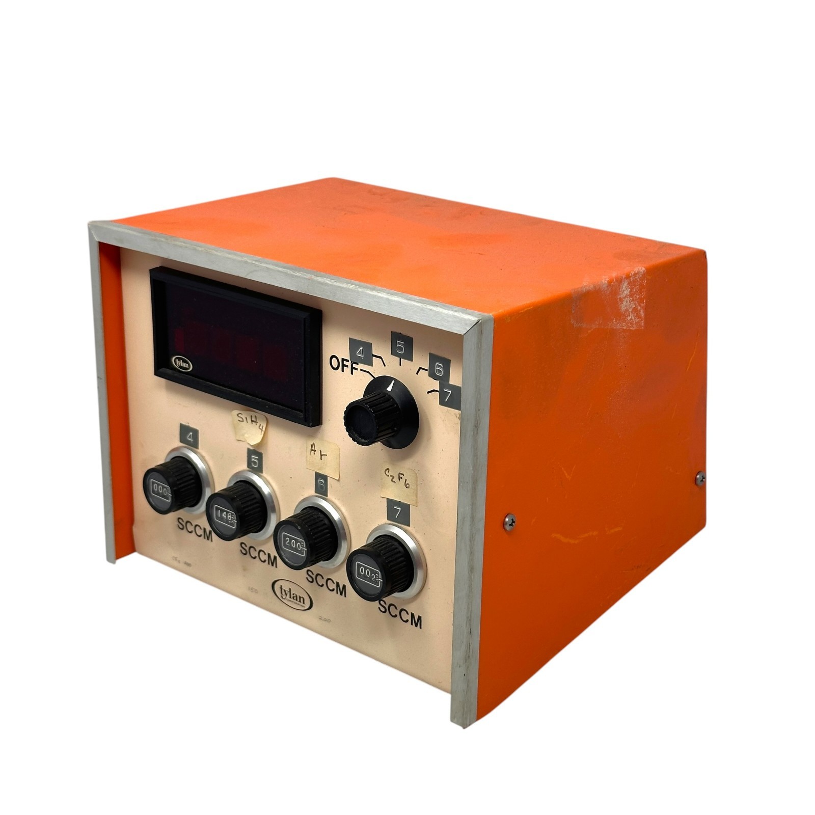 Tylan RO-14 Readout Box 4-Channel Mass Flow Controller Gas Control System 115V
