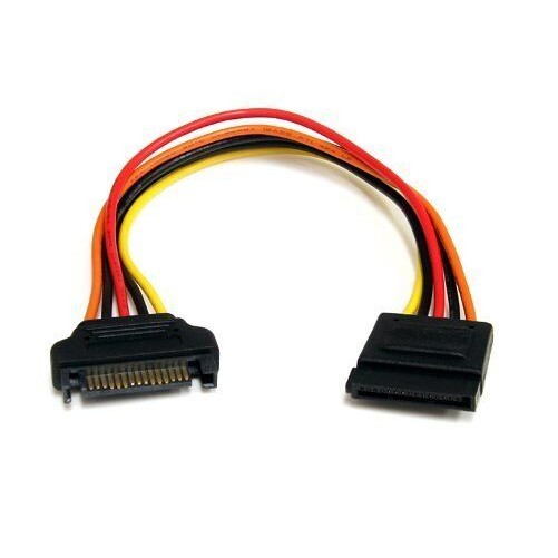 Startech SATAPOWEXT8 8IN SATA POWER EXTENSION CABLE CORD - 15 PIN SATA TO SATA E
