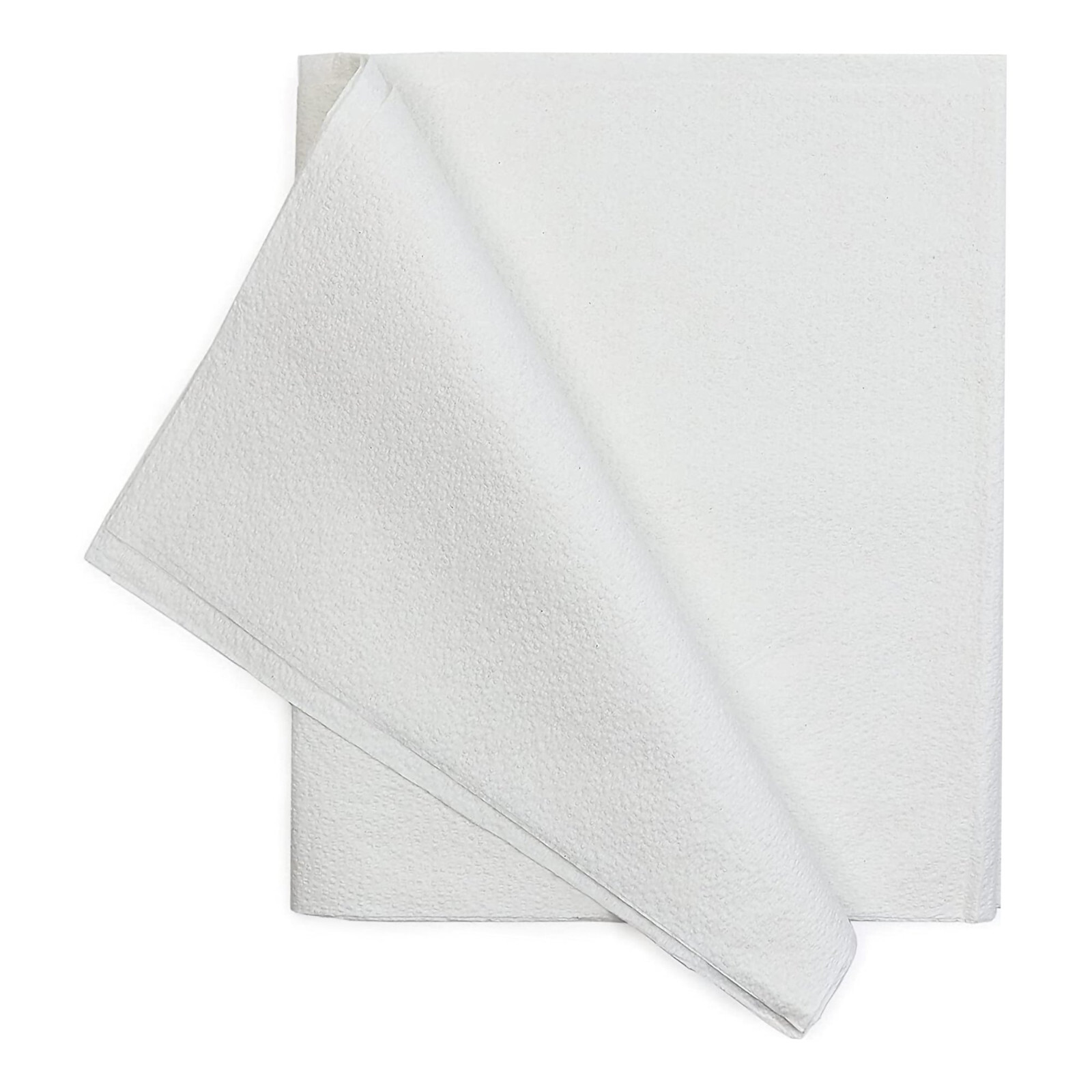 General Purpose Drape Exam Drape Sheet 40 W X 48 L White 2-Ply Tissue, 100/Cs