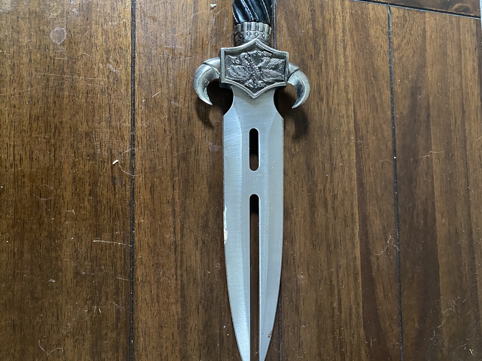 Double Dragon Claw Dagger + Sheath, Athame, Wiccan Pagan Ritual
