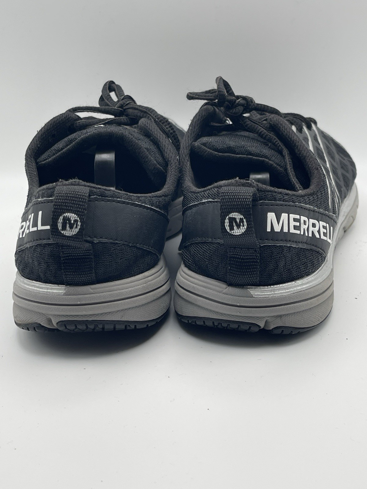 Merrell J41581 Men's Mesh Running Shoes Black Lace-Up Breathable US Size 10.5