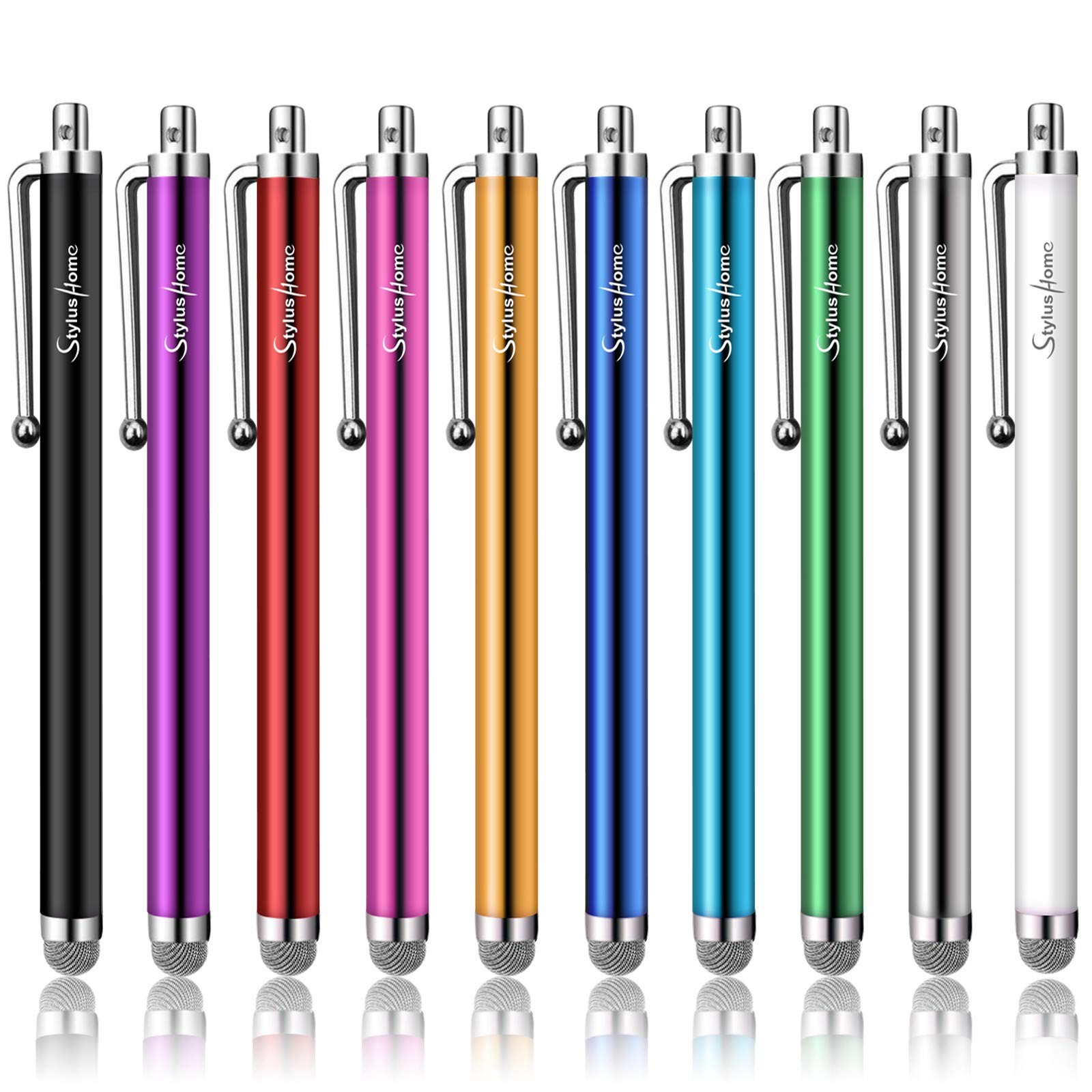 10 Pack Stylus Pens for Touch Screens, Mesh Fiber Tip Stylus Pens ipad iPhone