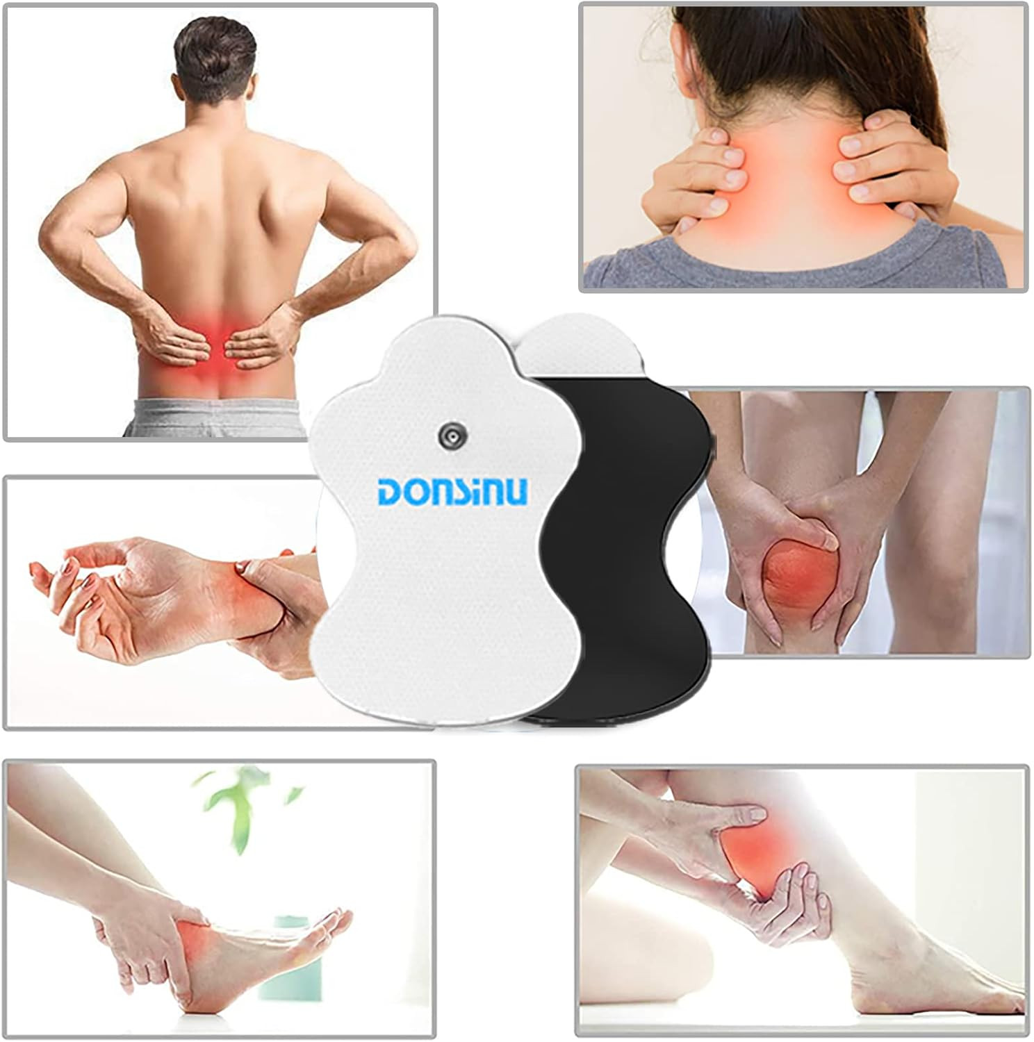 10 Pcs Durable Compatible with Omron Tens Unit Replacement Pads,5Pairs Replaceme