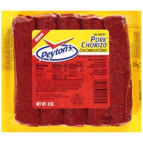 Peyton's Pork Chorizo 8 Oz (6 Pack)