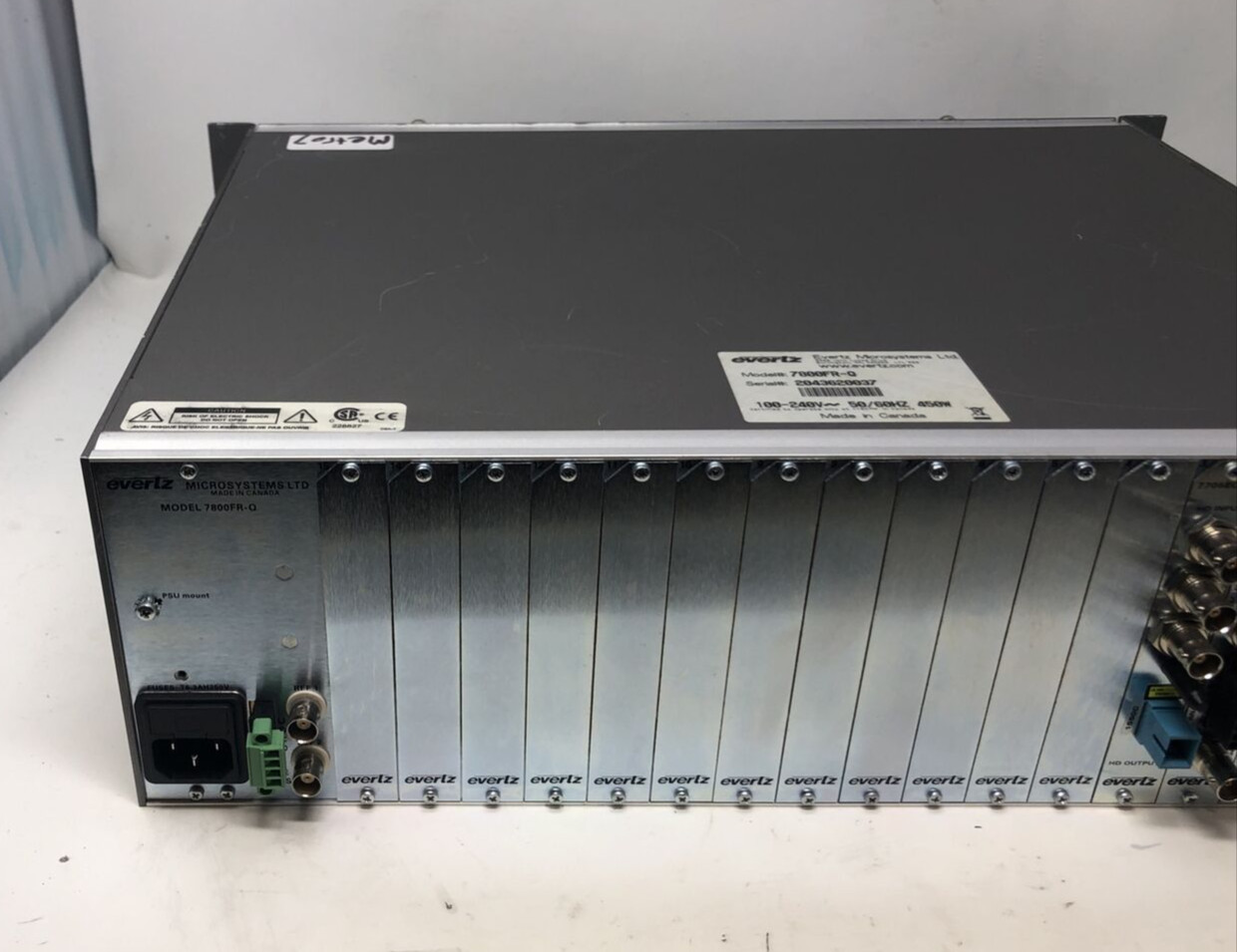 Evertz 7800FR Multiframe VistaLink Pro HD Module Cards