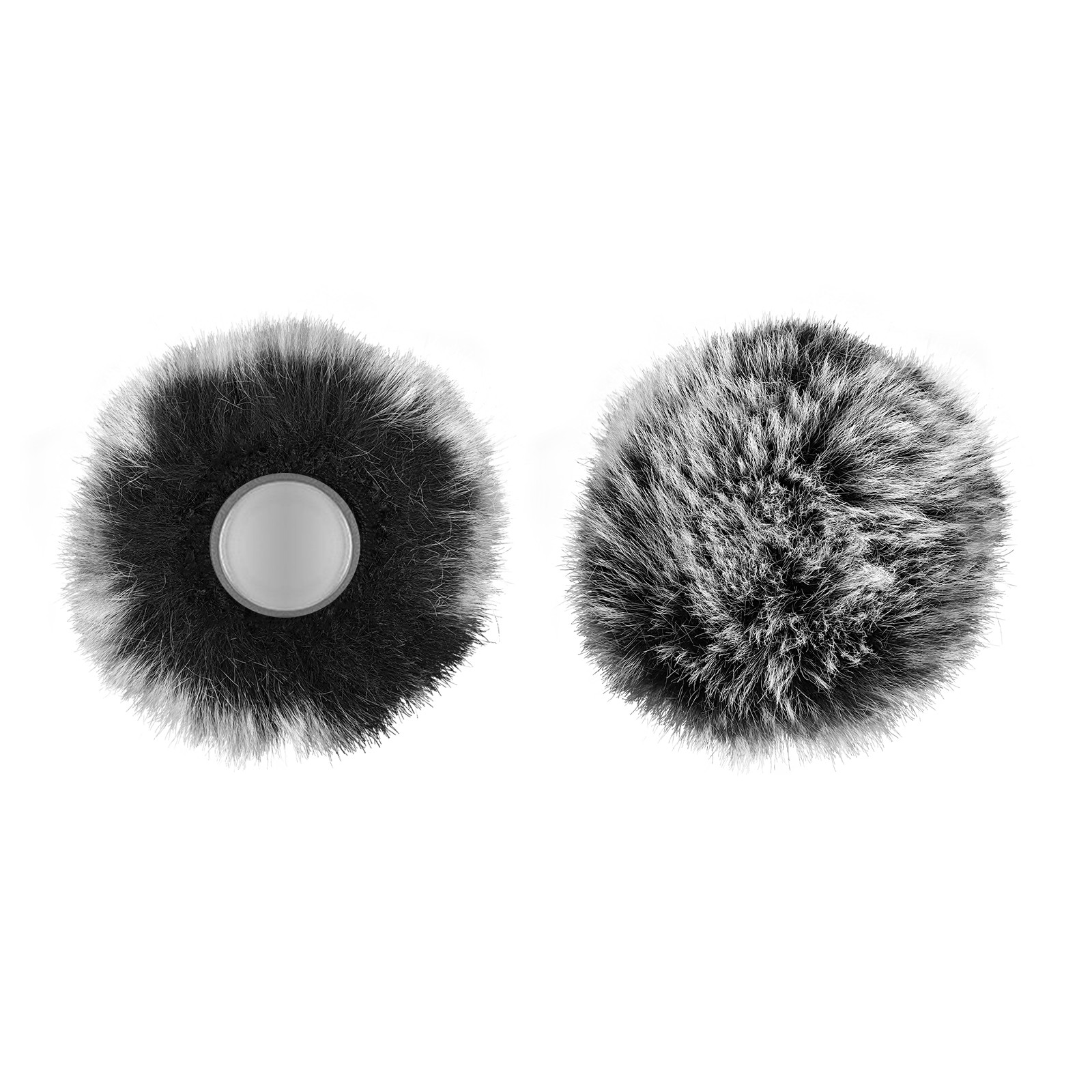 Geekria Furry Windscreen Cover for BOYA Omic Wireless Mic (2 Pack)
