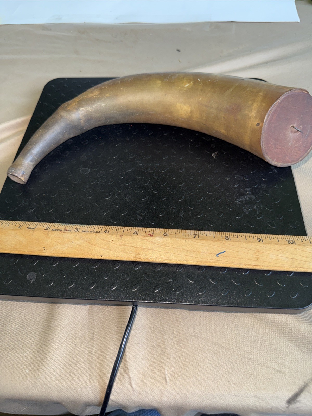 Vtg. Black Powder About 9"in.