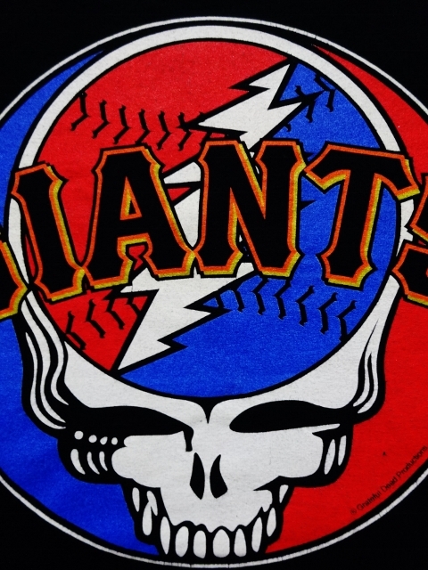 Grateful Dead Shirt T Shirt San Francisco Giants Baseball MLB SF SYF GDP 2010 L