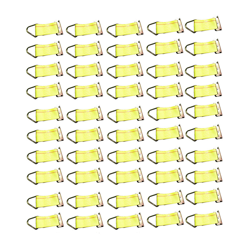 (50) E Track Fitting Strap Enclosed Trailer Cargo Trailer Rope Tie Off Tie Down