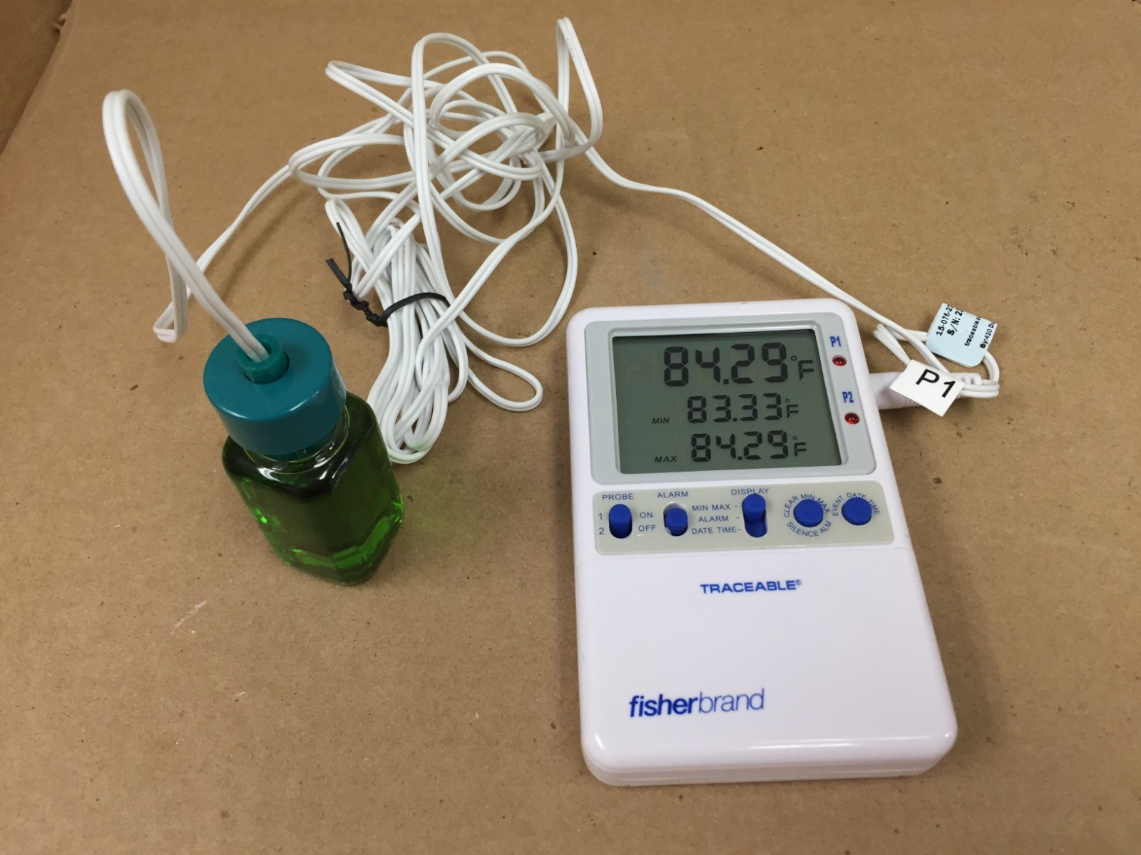 Fisherbrand Traceable Hi-Accuracy Refrigerator Thermometer 15-078-215 11715853