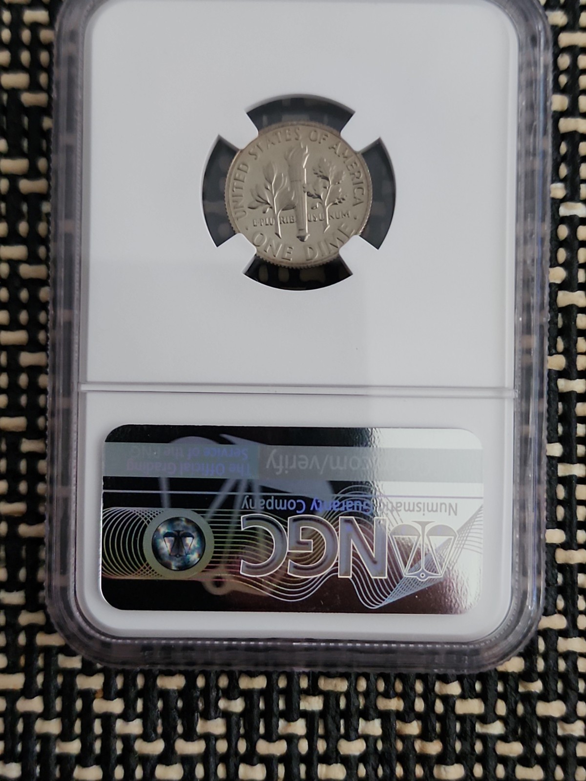 1976-S Roosevelt Dime NGC GEM UNCIRCULATED