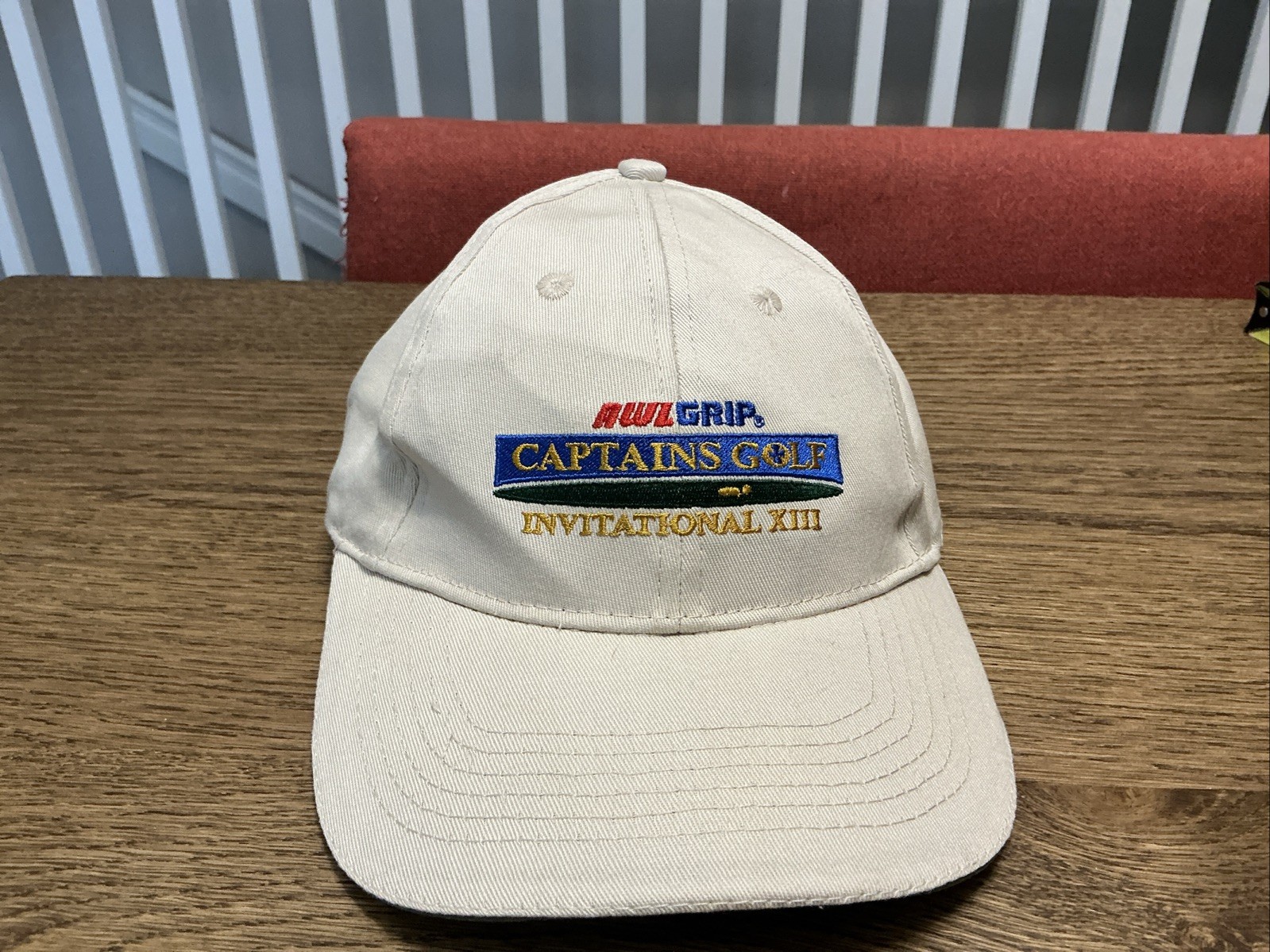 AWL Grip Captains Golf Invitational XIII Hat Cap - Beige - OSFM