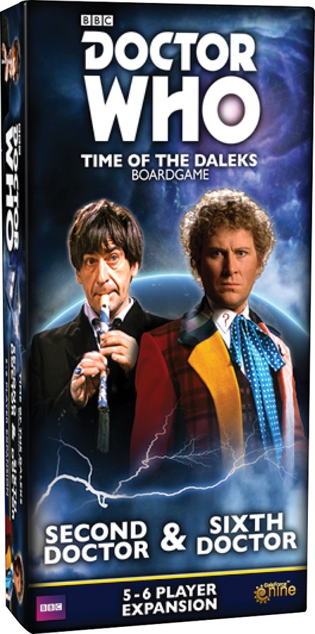 Doctor Who: Time of the Daleks Board Game Second Doctor and Sixth Doctor 5-6
