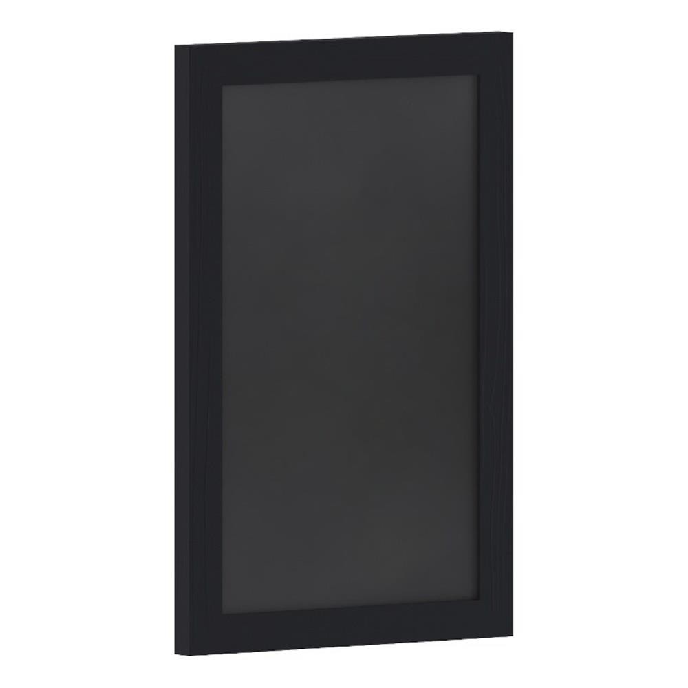 11" x 17" Wall Mounted Magnetic Chalkboard with Wooden Frame -Black