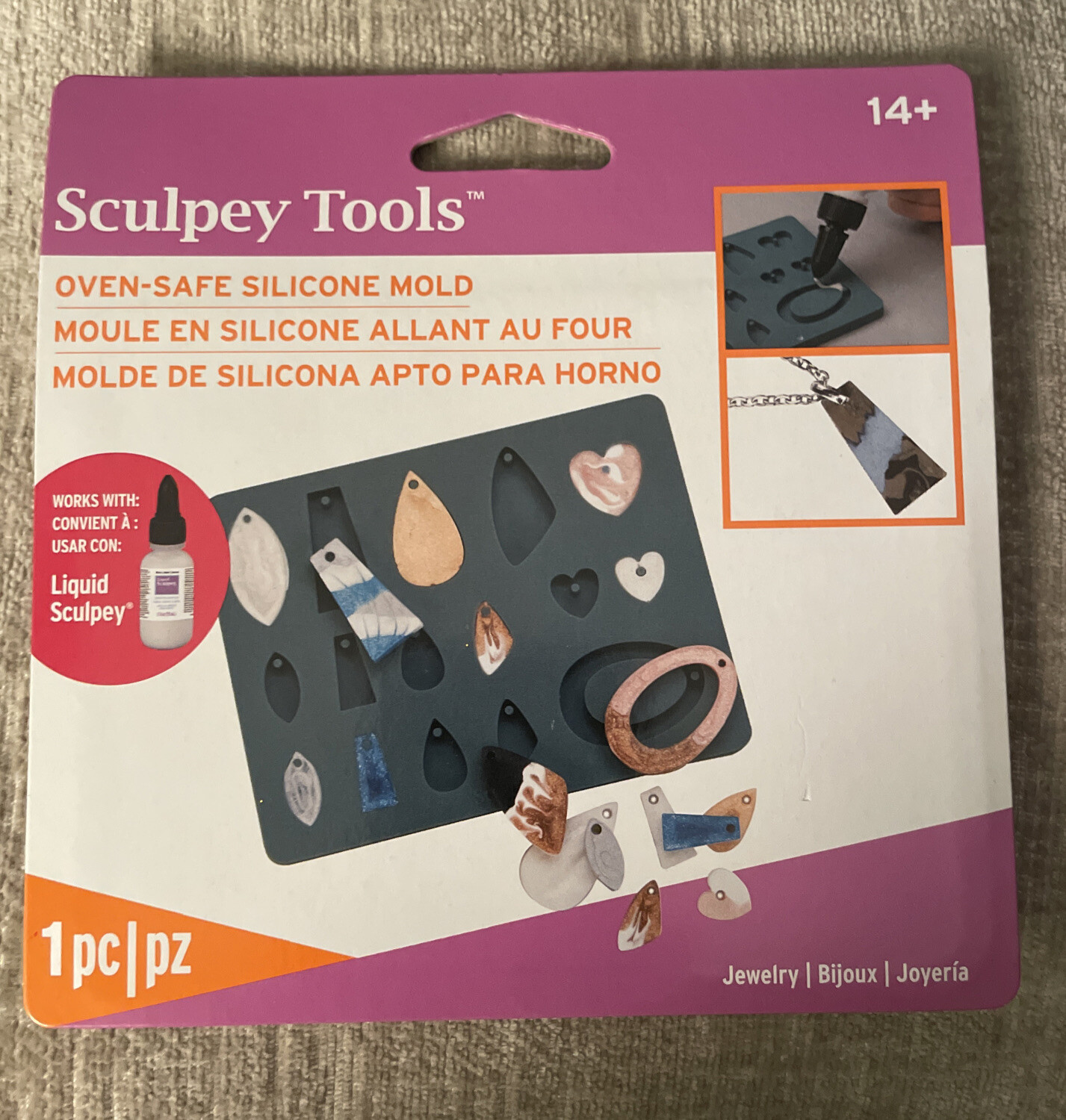 Sculpey Tools Oven-Safe Silicone Mold Jewelry 1 pc