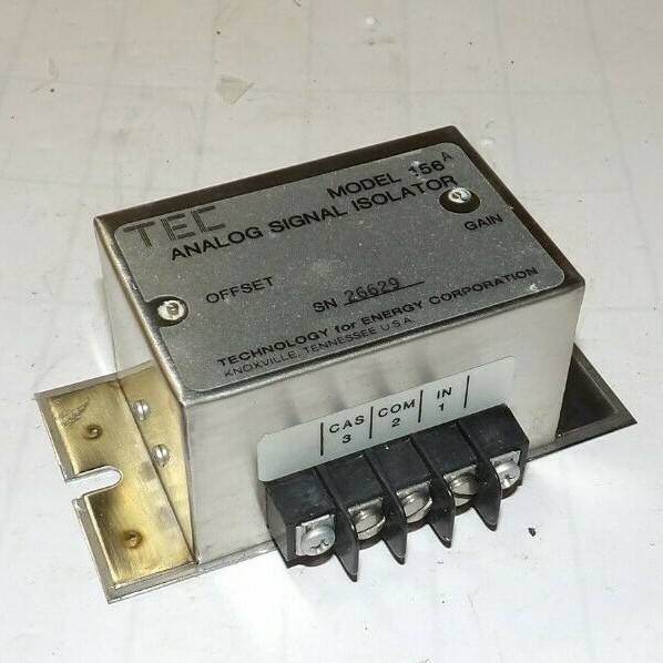 NEW TEC ANALOG SIGNAL ISOLATOR 2K VDC CONTINUOUS (IN TO OUT) 2K V RMS MODEL 156