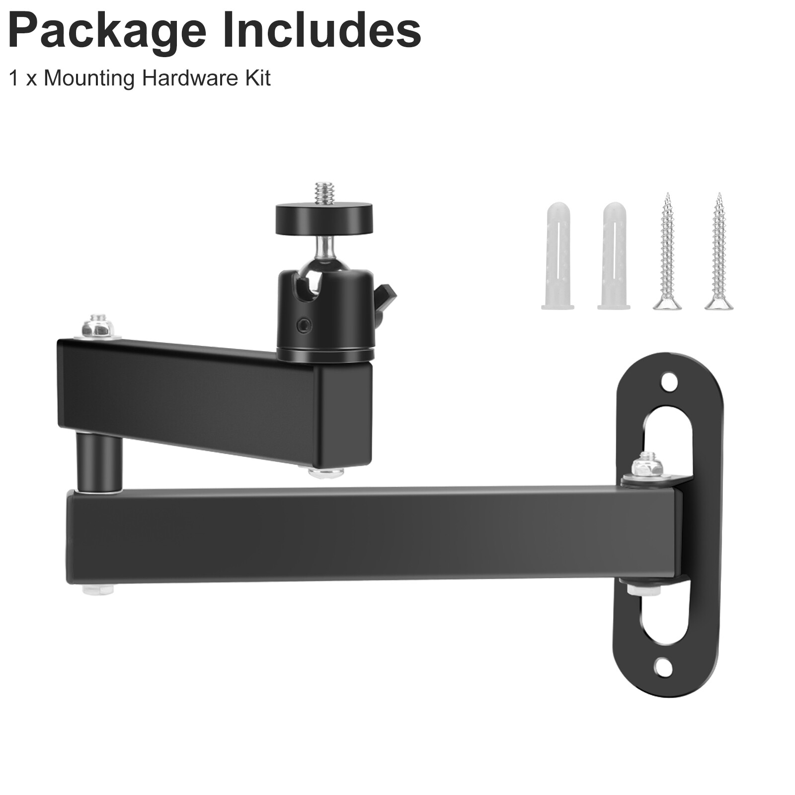 Foldable Projector Wall Ceiling Mount 1/4" Screw for Mini Projector DLP Camera