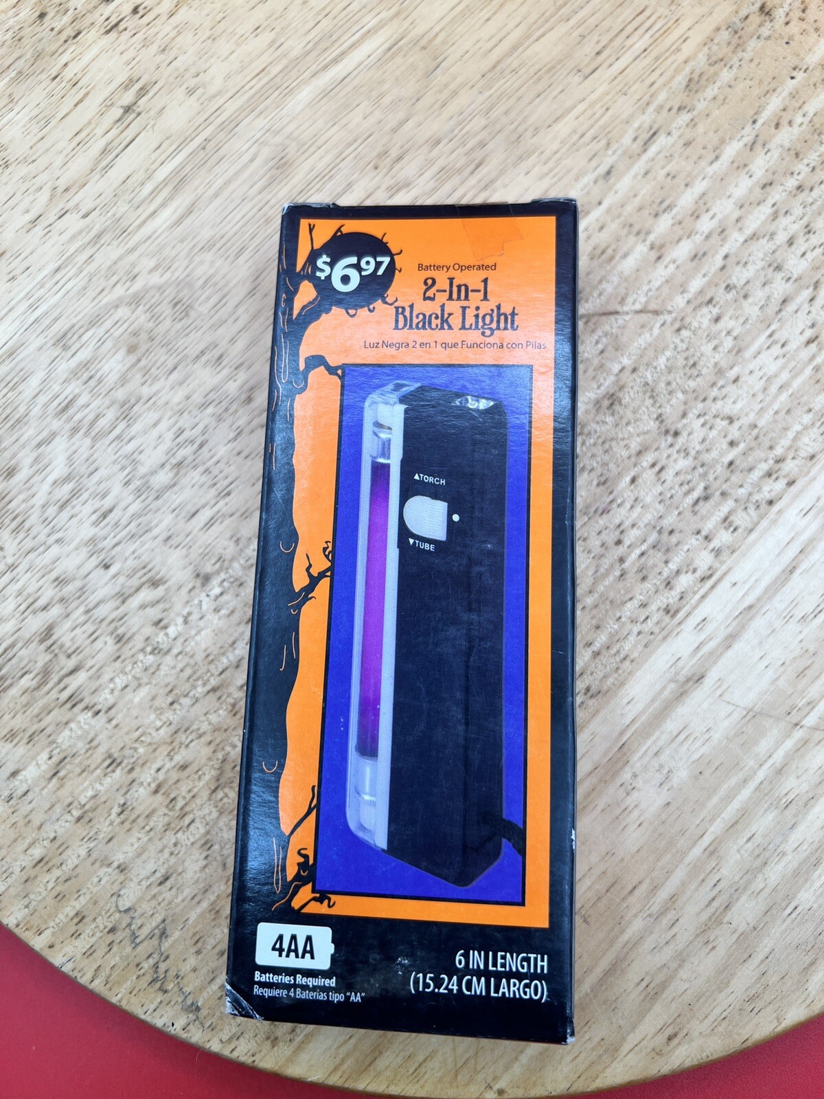 2-In-1 Black Light Flashlight UV Lamp New