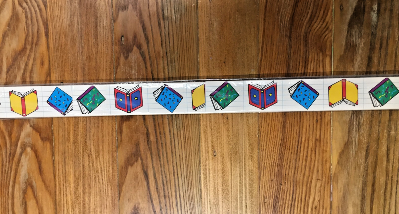 School Bulletin Board Borders Colorful Books