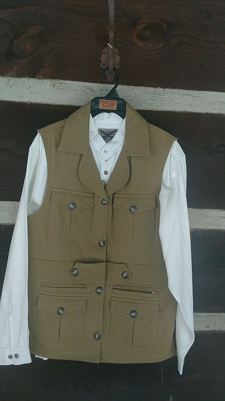 SASS Cowboy-Civil War-Steampunk --shirt and vest.  MEDIUM