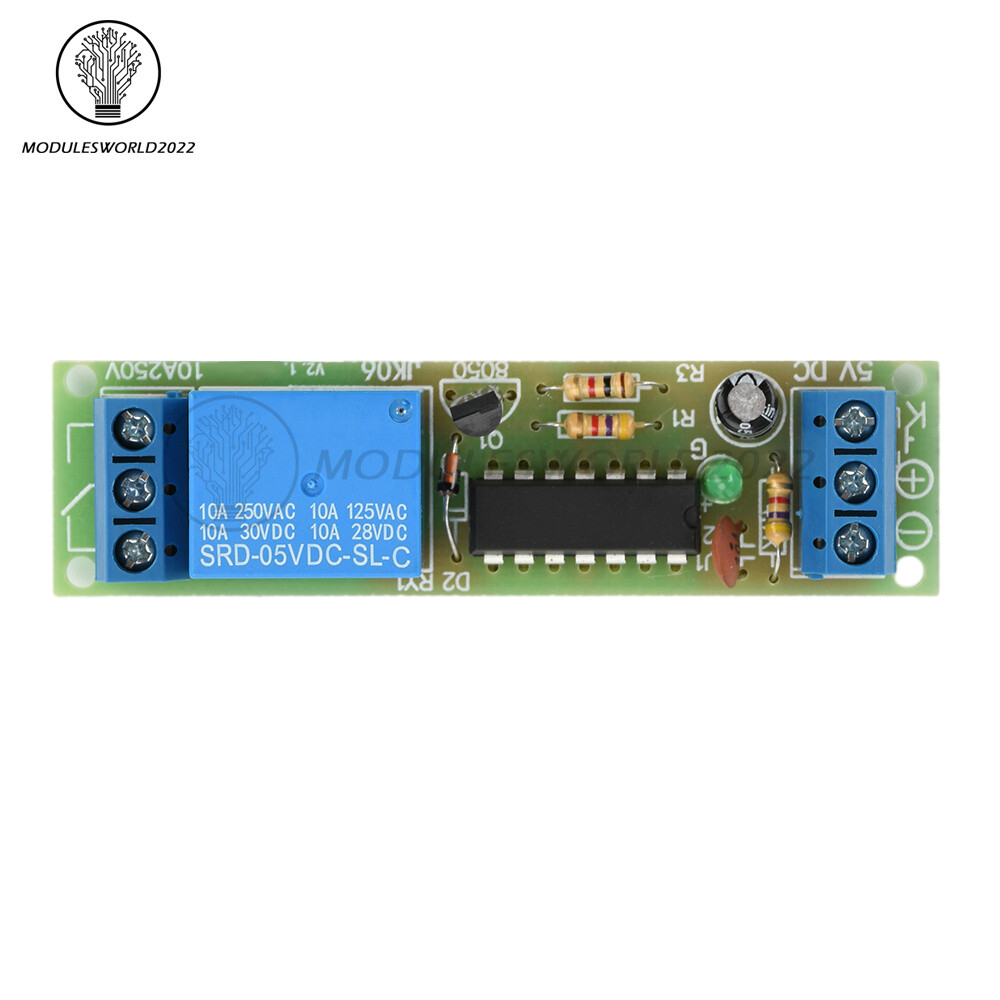 DC5V Bistable Relay Module Single Button Relay Module Car Modification Switch