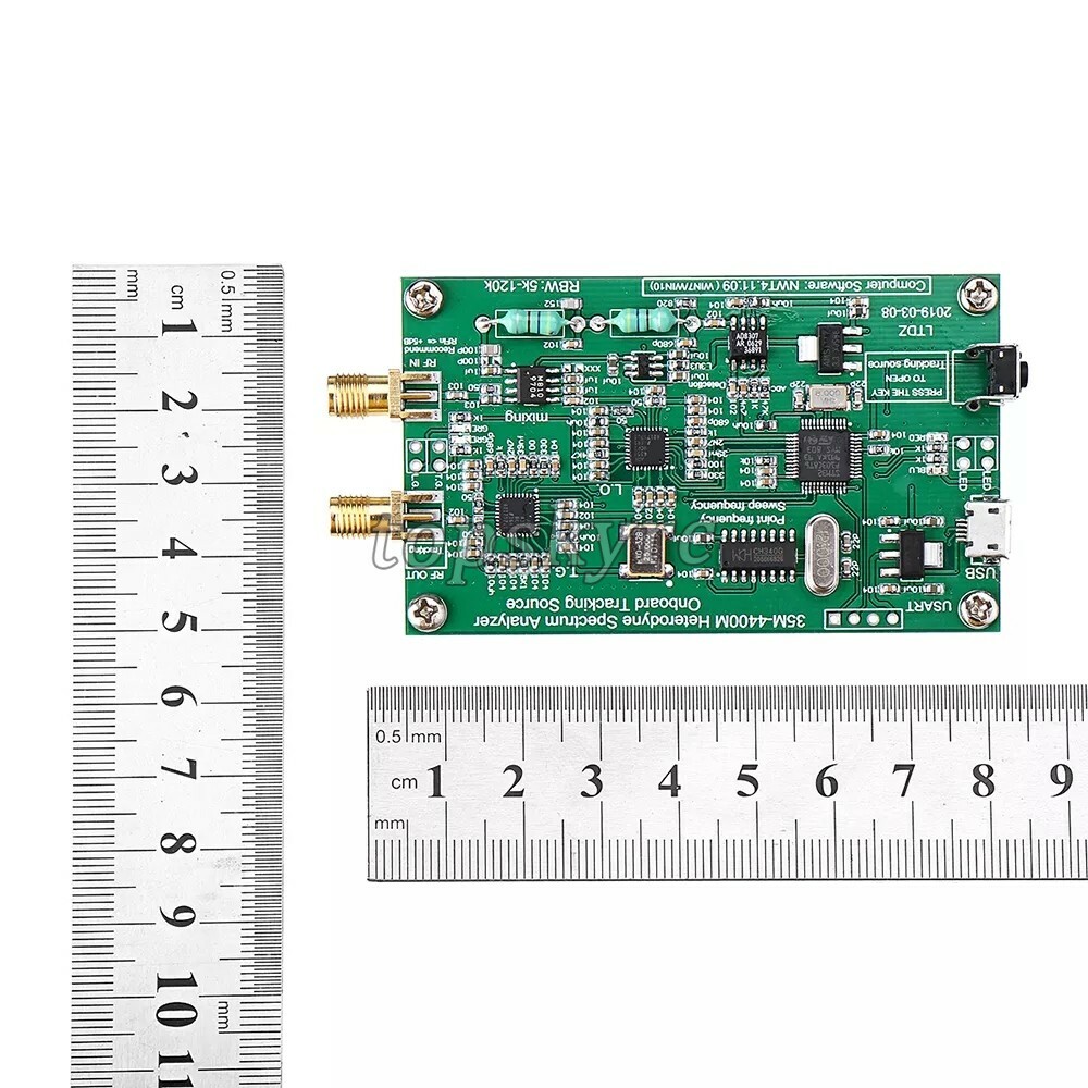 35-4400M USB Spectrum Analyzer w/ Tracking Source Module RF Domain Analysis Tool