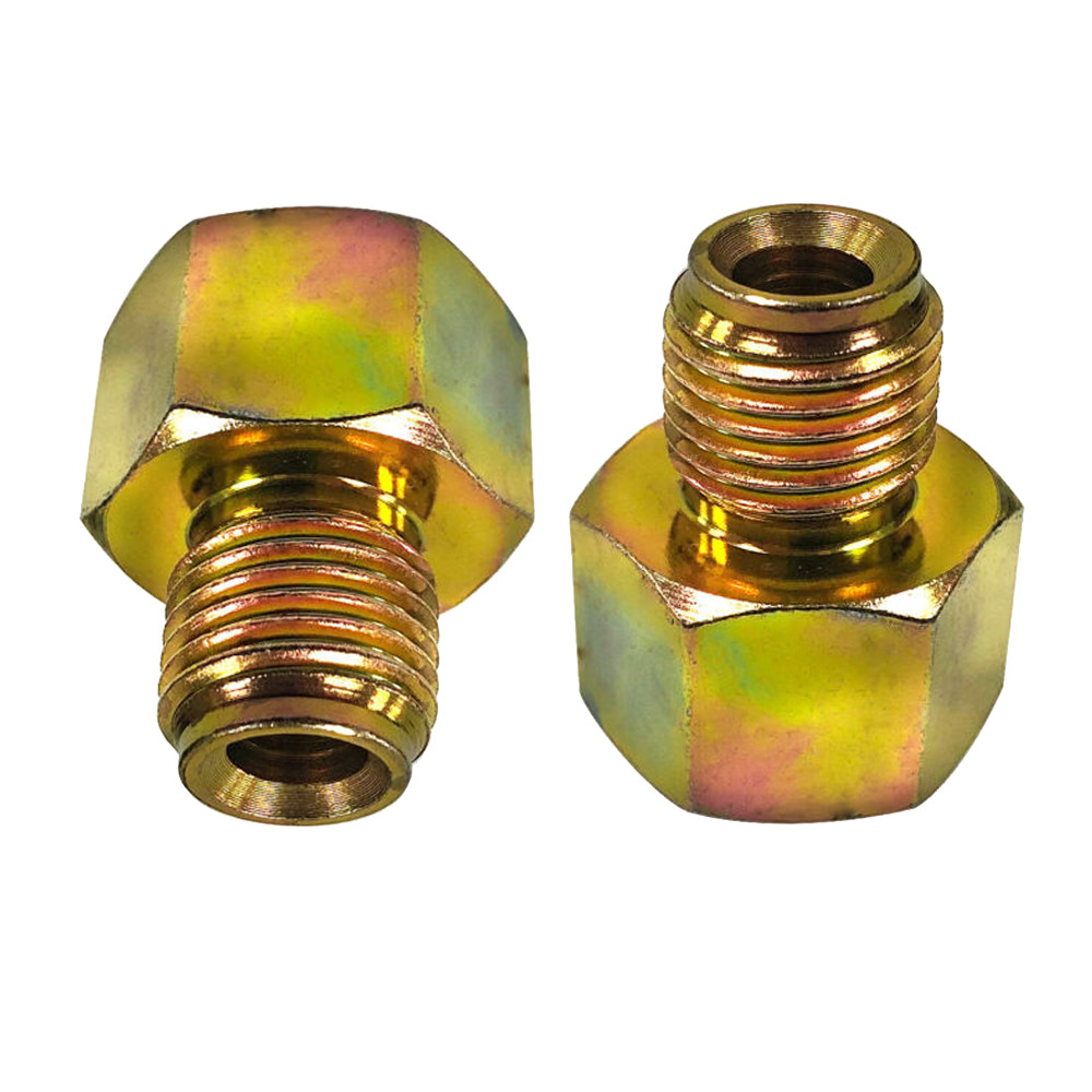 2PCS New Transmission Oil Cooler Connect 1/2-20UNF Male 5/8-18UNF Female