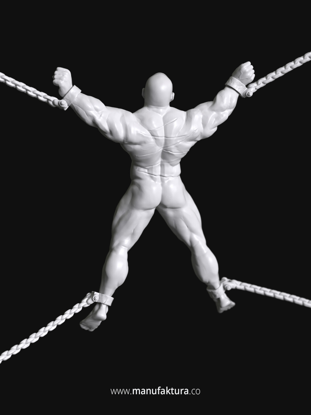 Gene-forged Marine Prisoner without Armour 31 - 28mm Resin Mini by Manufaktura