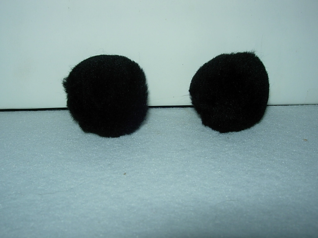 Equine Pony Size Ear Plugs Protection Black (see other listings for Horse size)