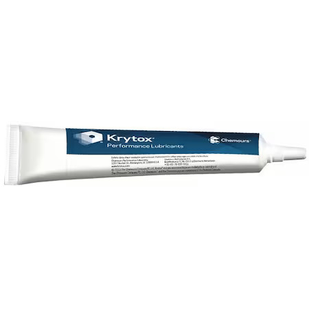 Krytox Gpl-225 2 Oz. White Moisture-Resistant Bearing Grease Tube