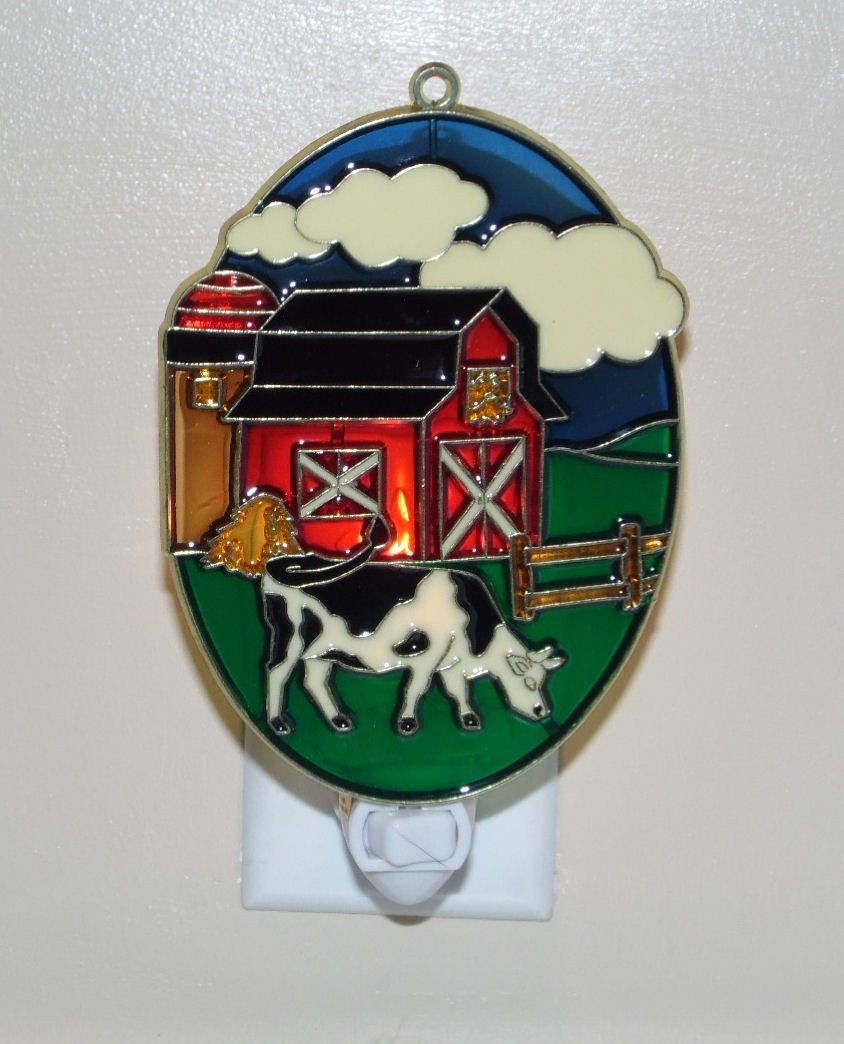 New Cow Barn Farm Night Light Home Decor Free Ship