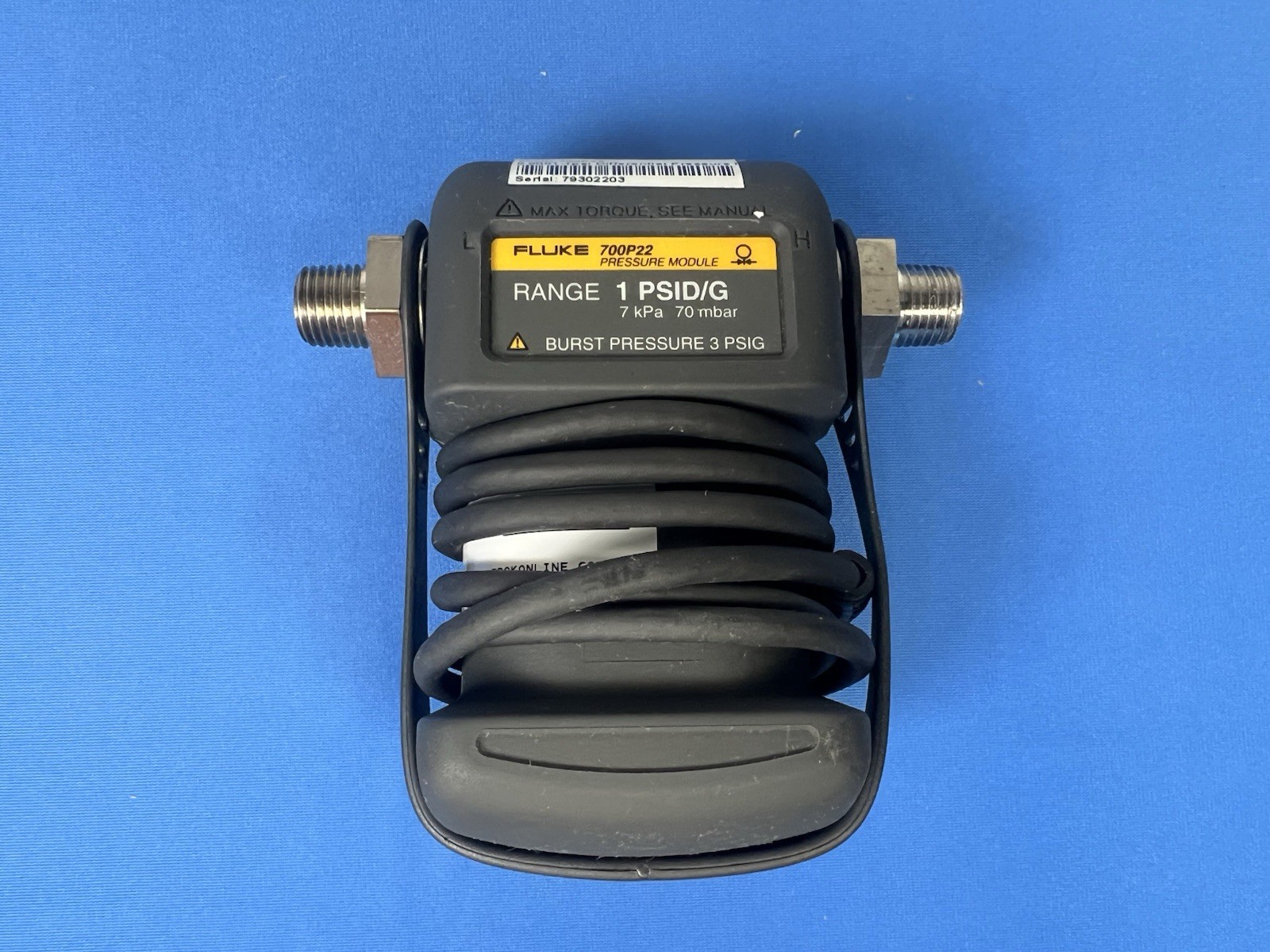 Fluke 700P22 0.0001-1PSI Differential Pressure Module for Air