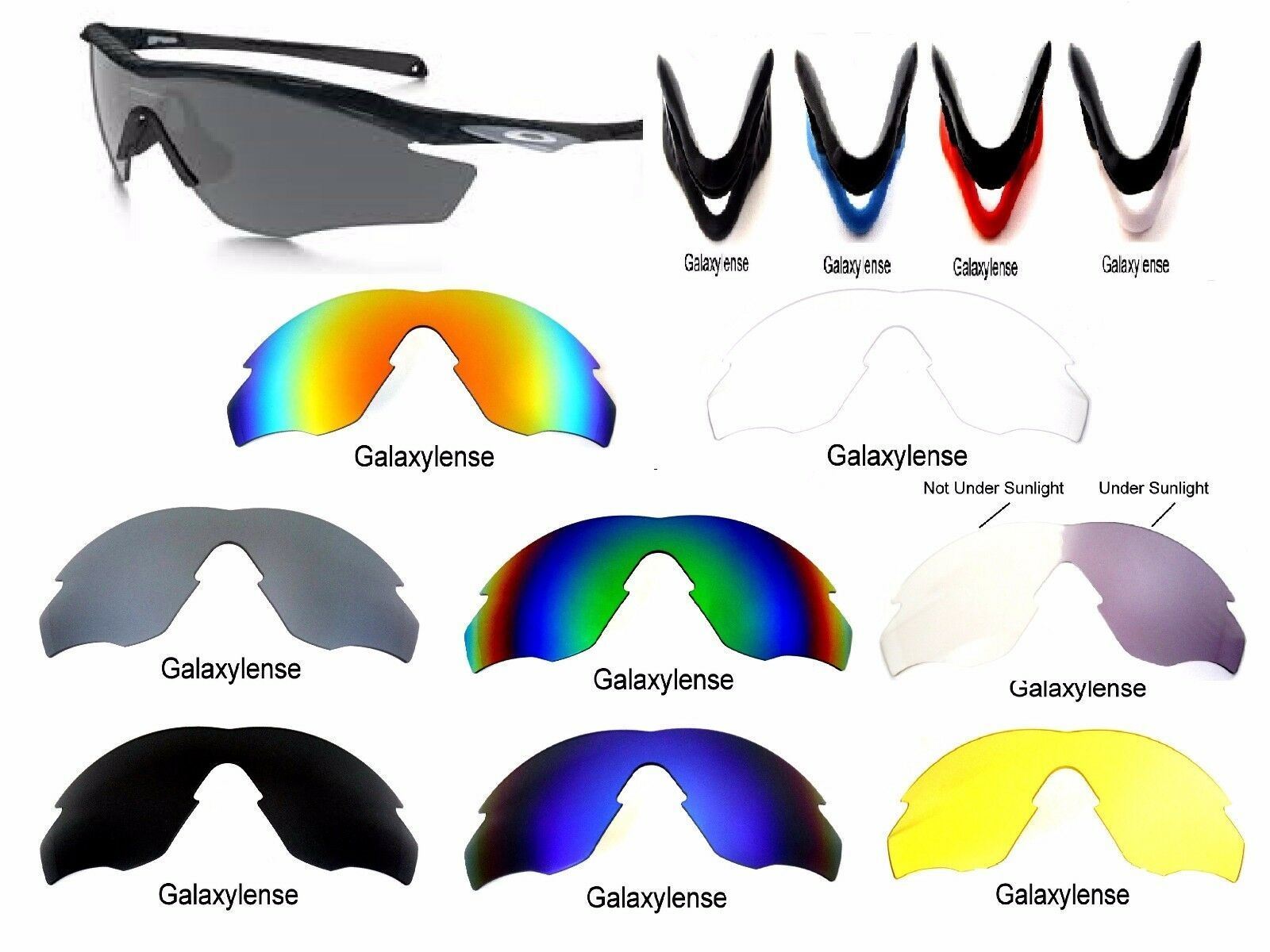 Galaxy Replacement Lenses For Oakley M2 Frame Sunglasses Multi-Color Selection