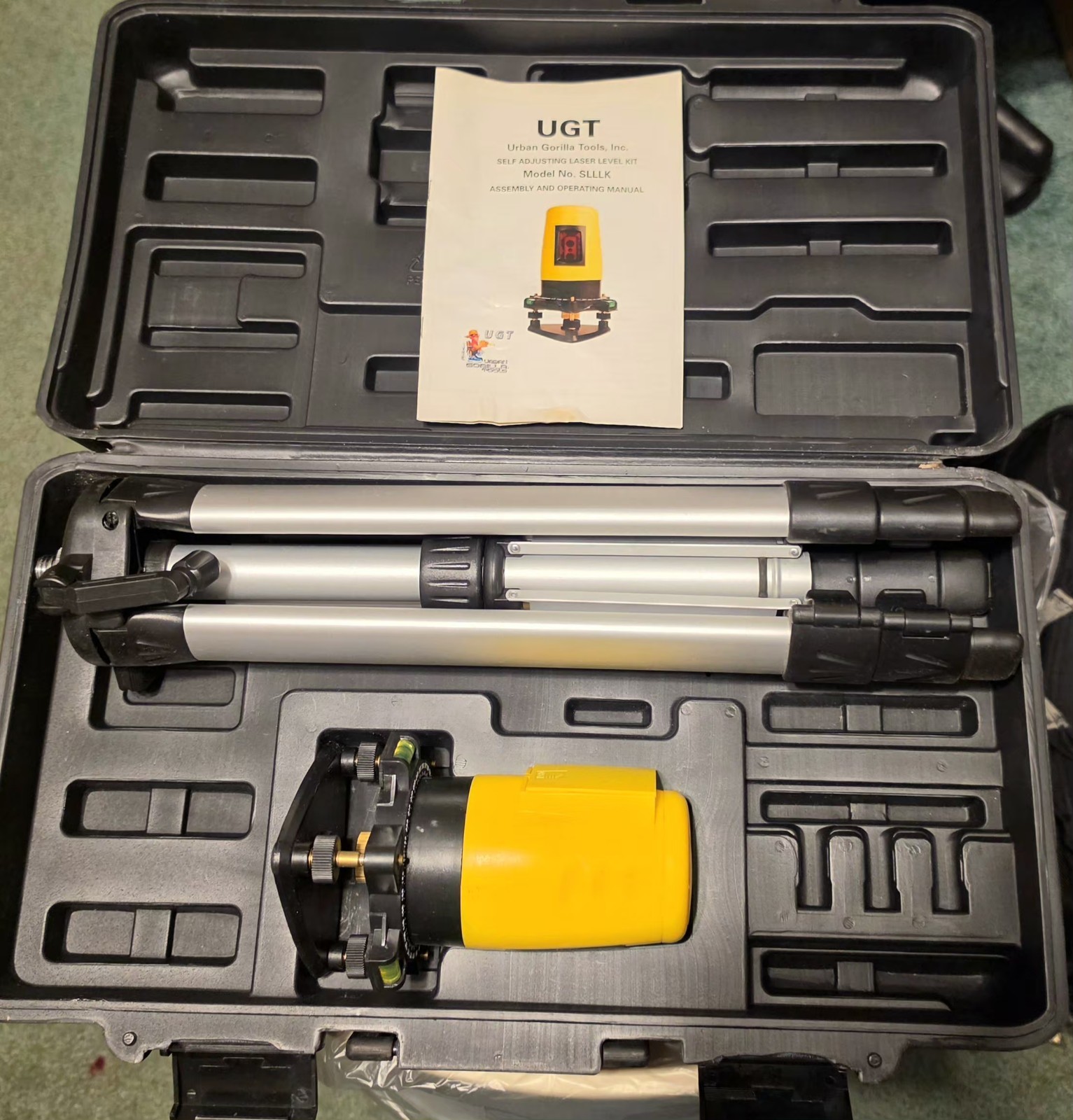 Urban Gorilla Tools Self-Adjusting Laser Level Kit - Contractor Grade