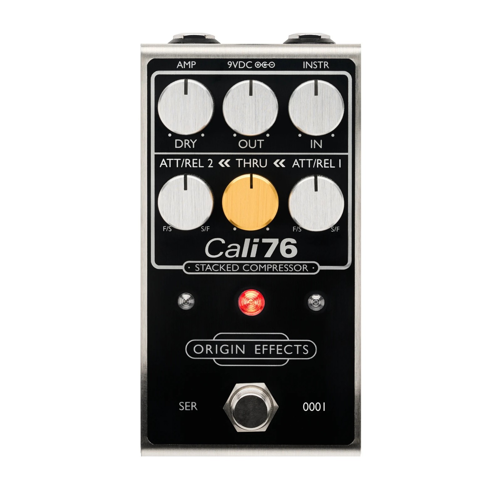 Origin Effects Cali76 Stacked Compressor V2 Effects Pedal, Black