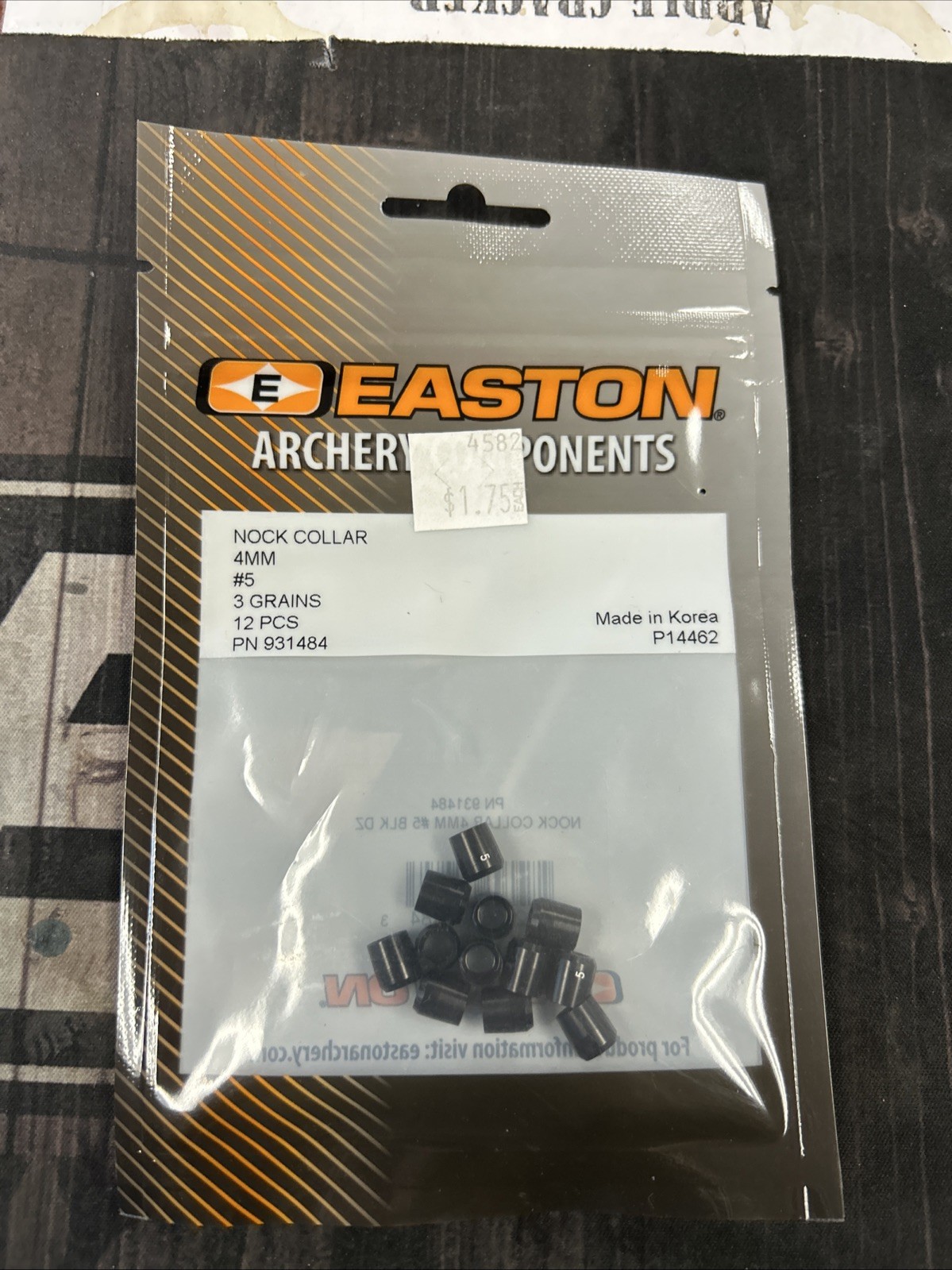 Easton Nock Collar 4 Mm #5 3 Grains 12 Pack