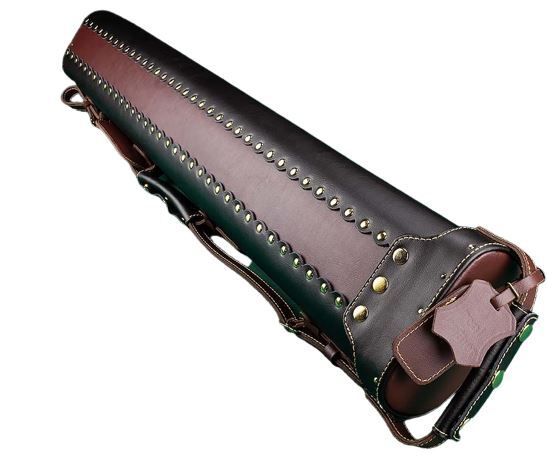 InStroke ISC35 Cowboy 3x5 Leather Pool Cue Case - Brown