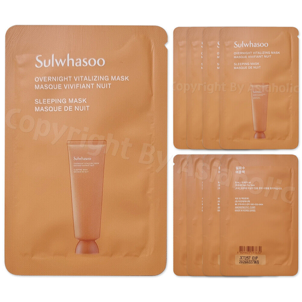 Sulwhasoo Overnight Vitalizing Mask 5ml (10pcs ~ 100pcs) Sample Newest Version