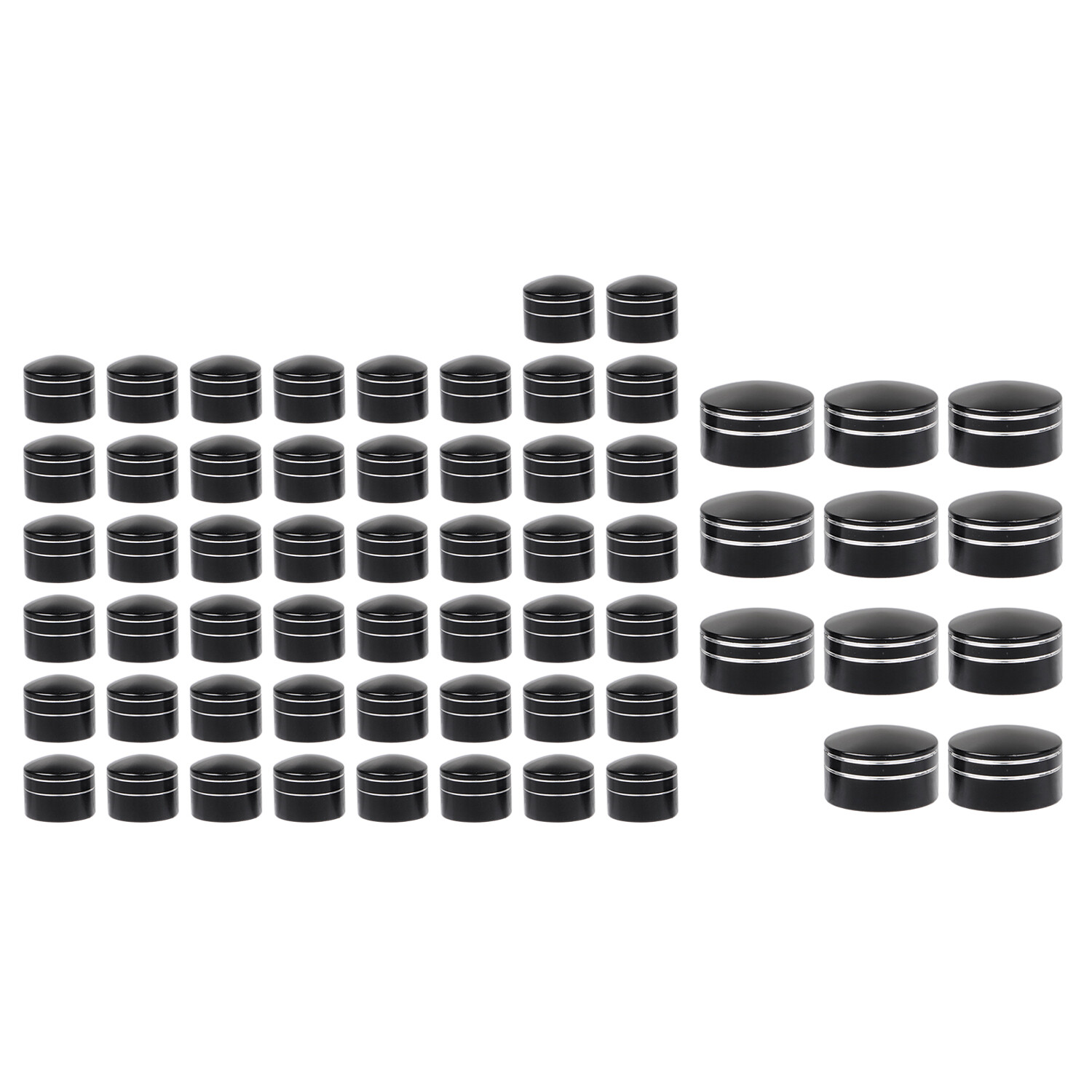 61X Topper Engine Bolt Covers For Harley Heritage Softail Slim FLS Custom FXSTC