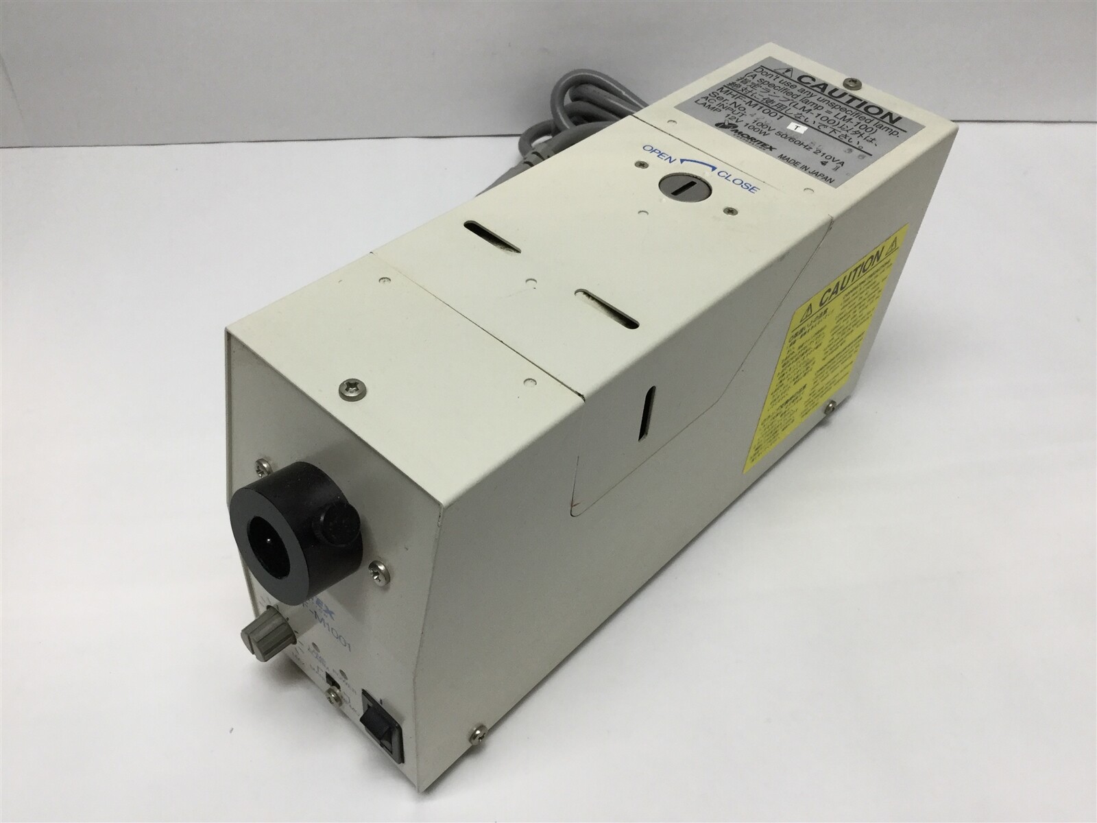 Moritex MHF-M1001 Fiber Optic Light Source Halogen Lamp 100W, Remote Control