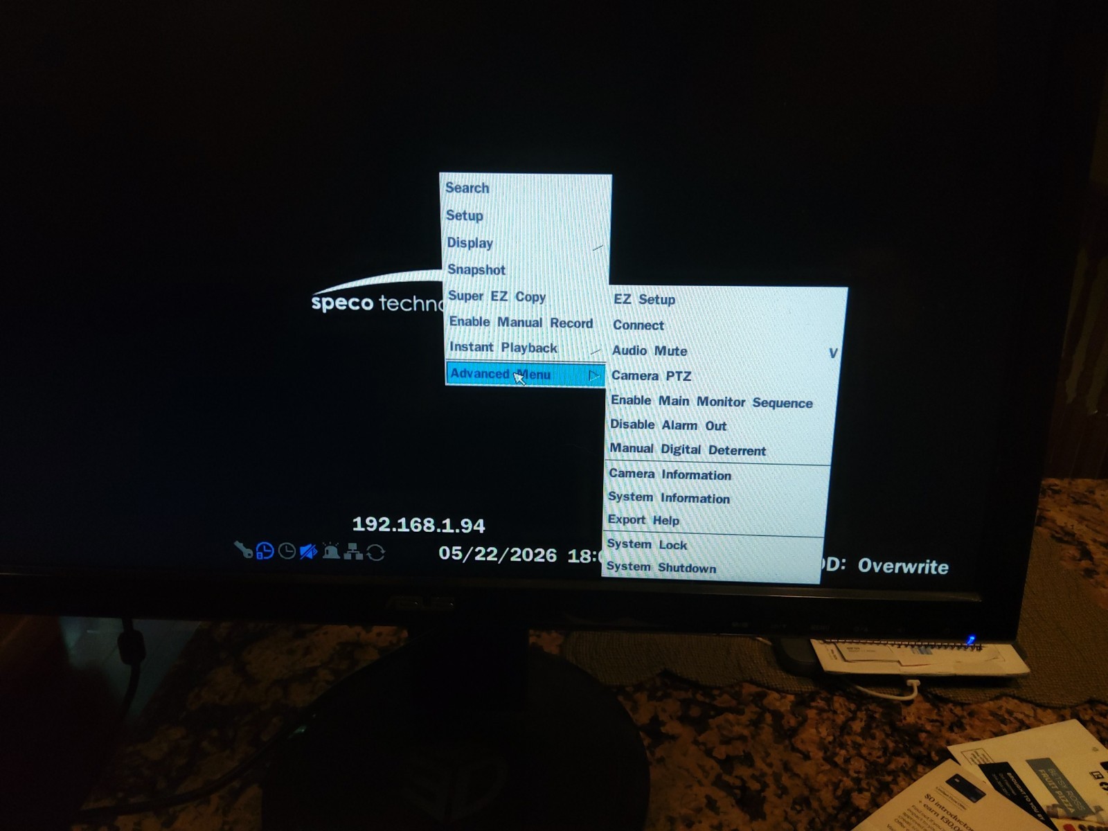 Speco N16NS4TB 16 CH 4TB, Network Server, See Description