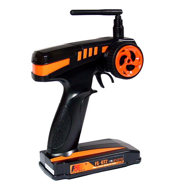 FLYSKY FS GT2 2ch 2.4GHz RC Model Orange Transmitter & Receiver TS903