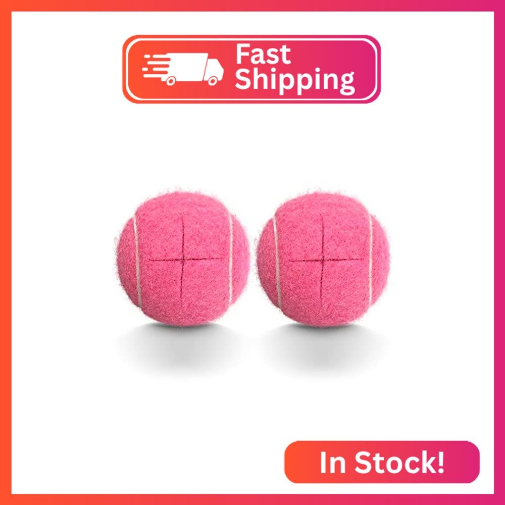 HPWFHPLF 2PCS Precut Tennis Balls for Walkers, Heavy Duty Long Lasting Glide Bal