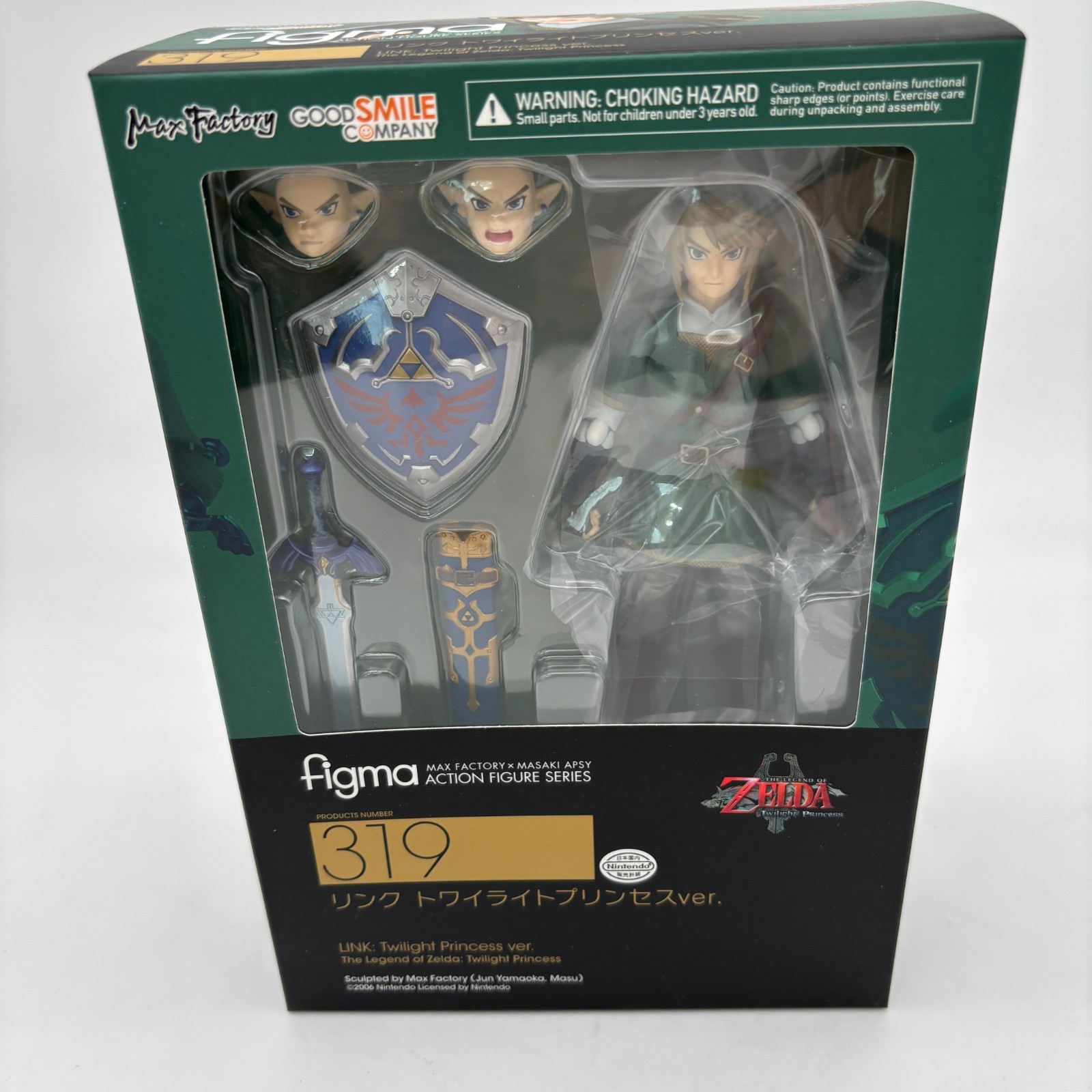 figma The Legend of Zelda Link Twilight Princess Ver. Action Figure #319