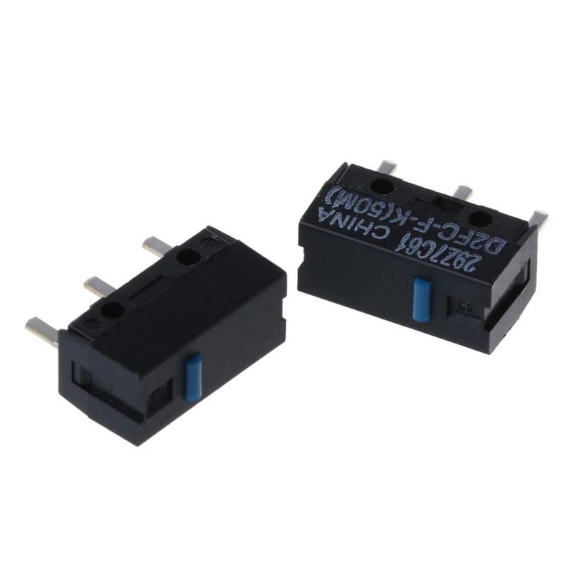 2/10Pcs Original Mouse Micro Switch Micro Button Blue Dot D2FC-F-K Switches