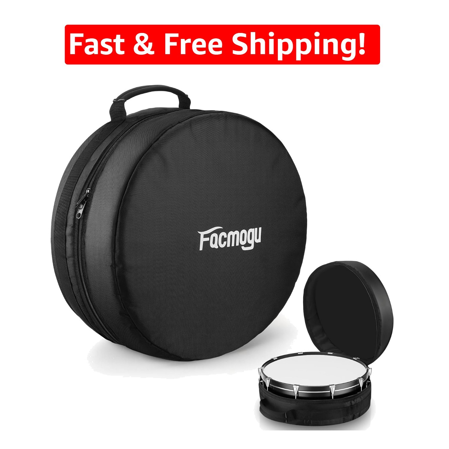 All-Rounder 14" Snare Drum Bag with Padded Protection & Water-Resistant Design