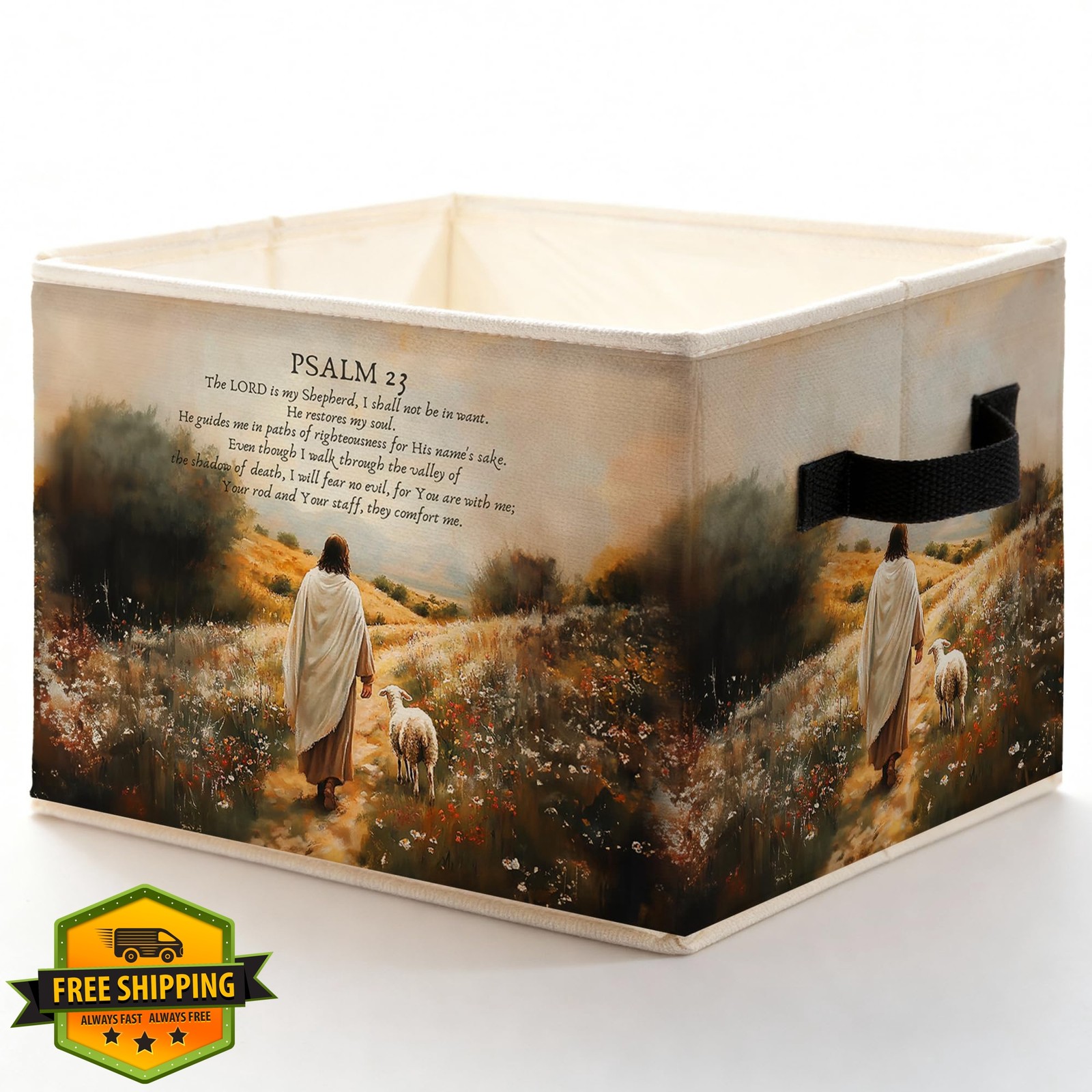 ADWHNHJY Storage Bin Psalm 23 SJ-3