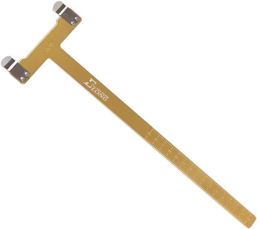 String Nocking Points Pliers Strings Knock Set T Shape Bow Square Ruler Gold