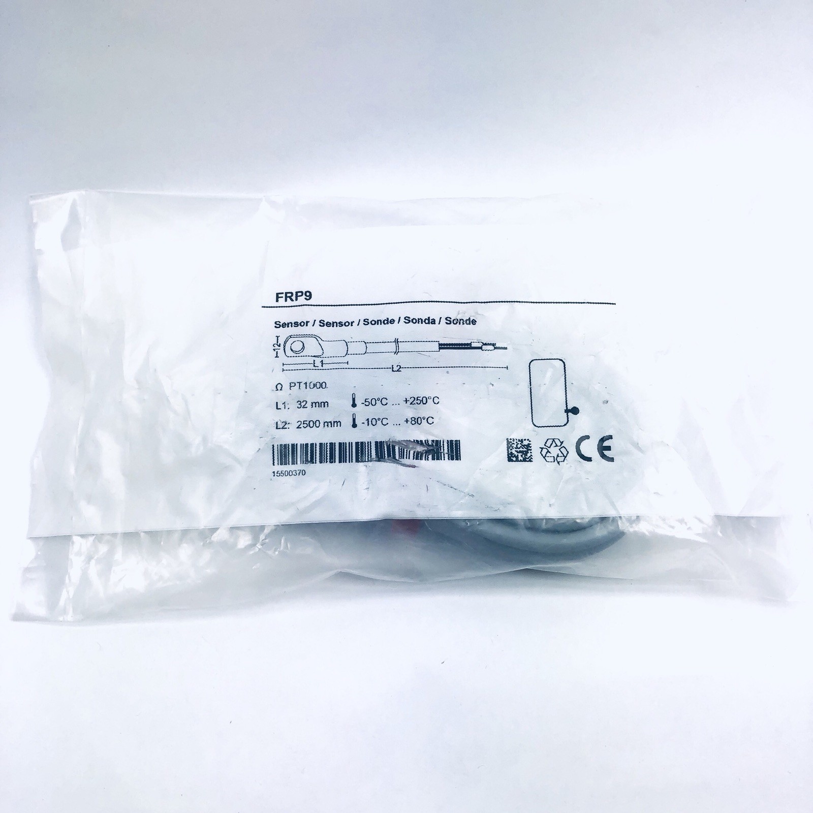 BOILER SENSOR FRP 9 (FLAT SCREW) PT1000