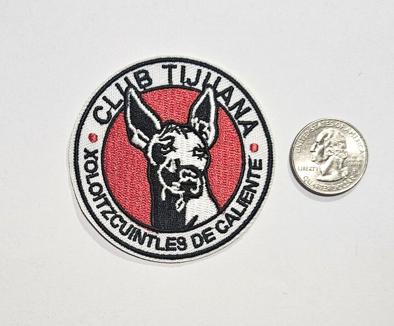 Club Tijuana Xolos de Caliente Futbol Soccer 2.5" Iron on Patch Free Ship